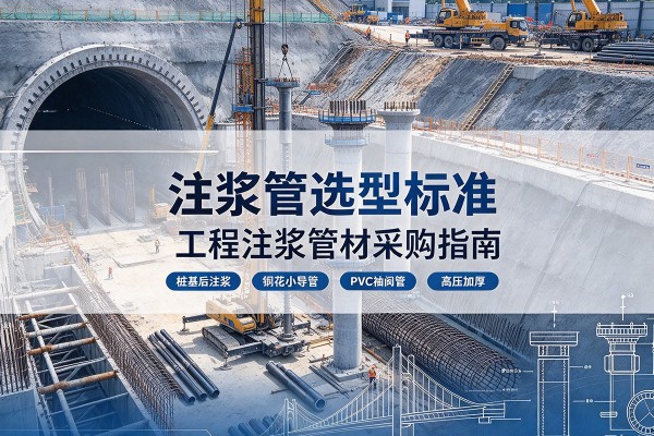 孟州注浆管选型标准