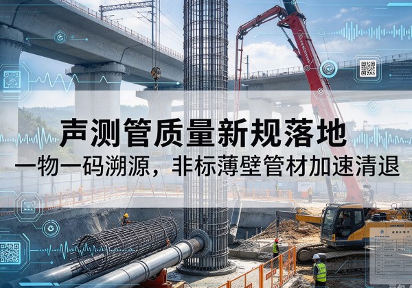 孟州声测管质量新规落地，一物一码溯源，非标薄壁管材加速清退