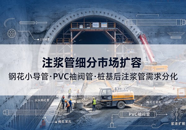 孟州注浆管细分市场扩容，隧道钢花小导管、PVC 袖阀管、桩基后注浆管需求分化